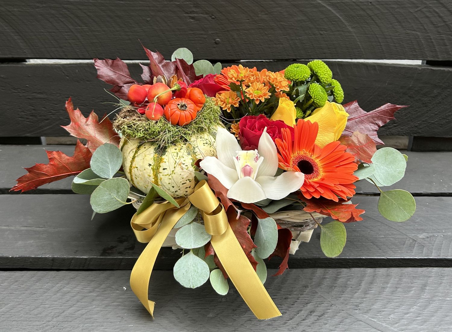 M04 - Mixed Flowers in a basket