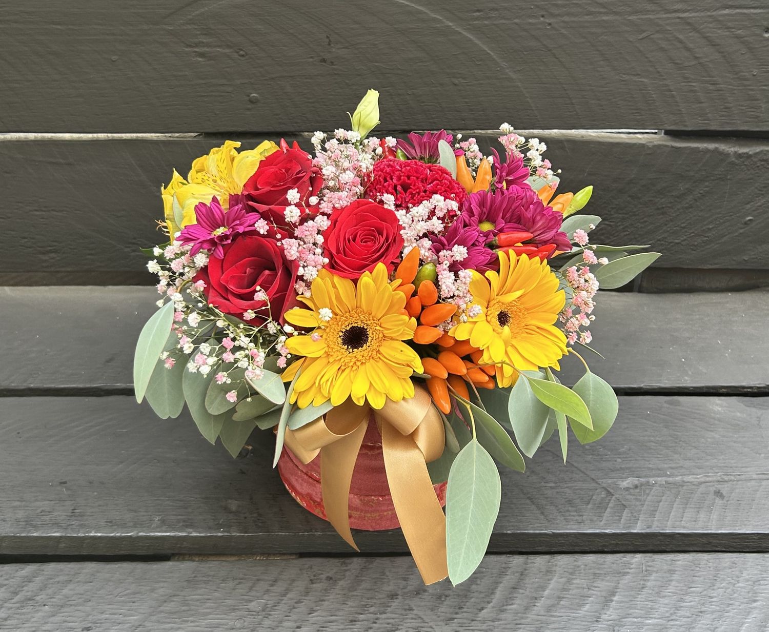 M01 - Mixed Flowers in a box