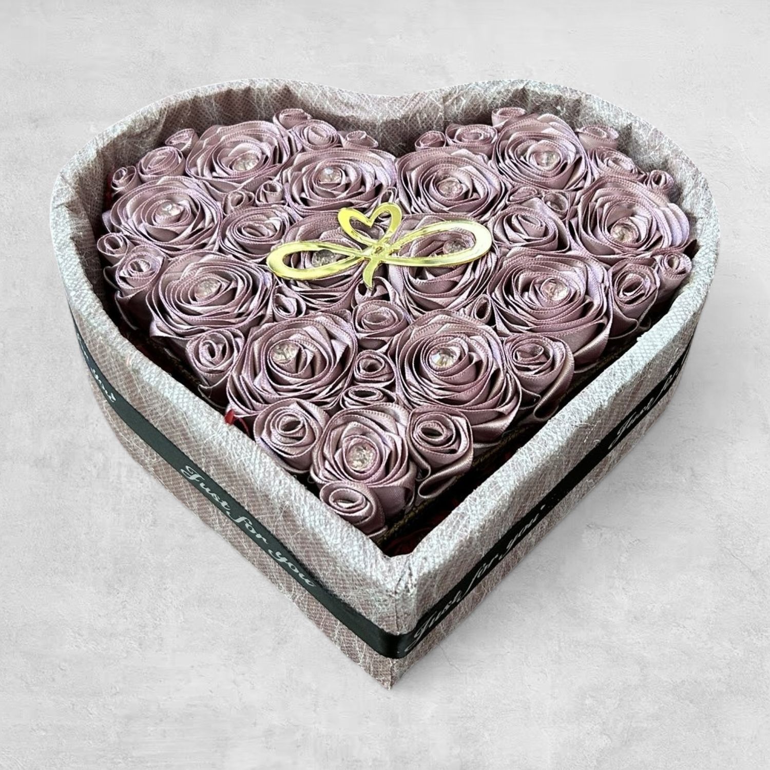 Purple Handmade Heart (20x17cm)