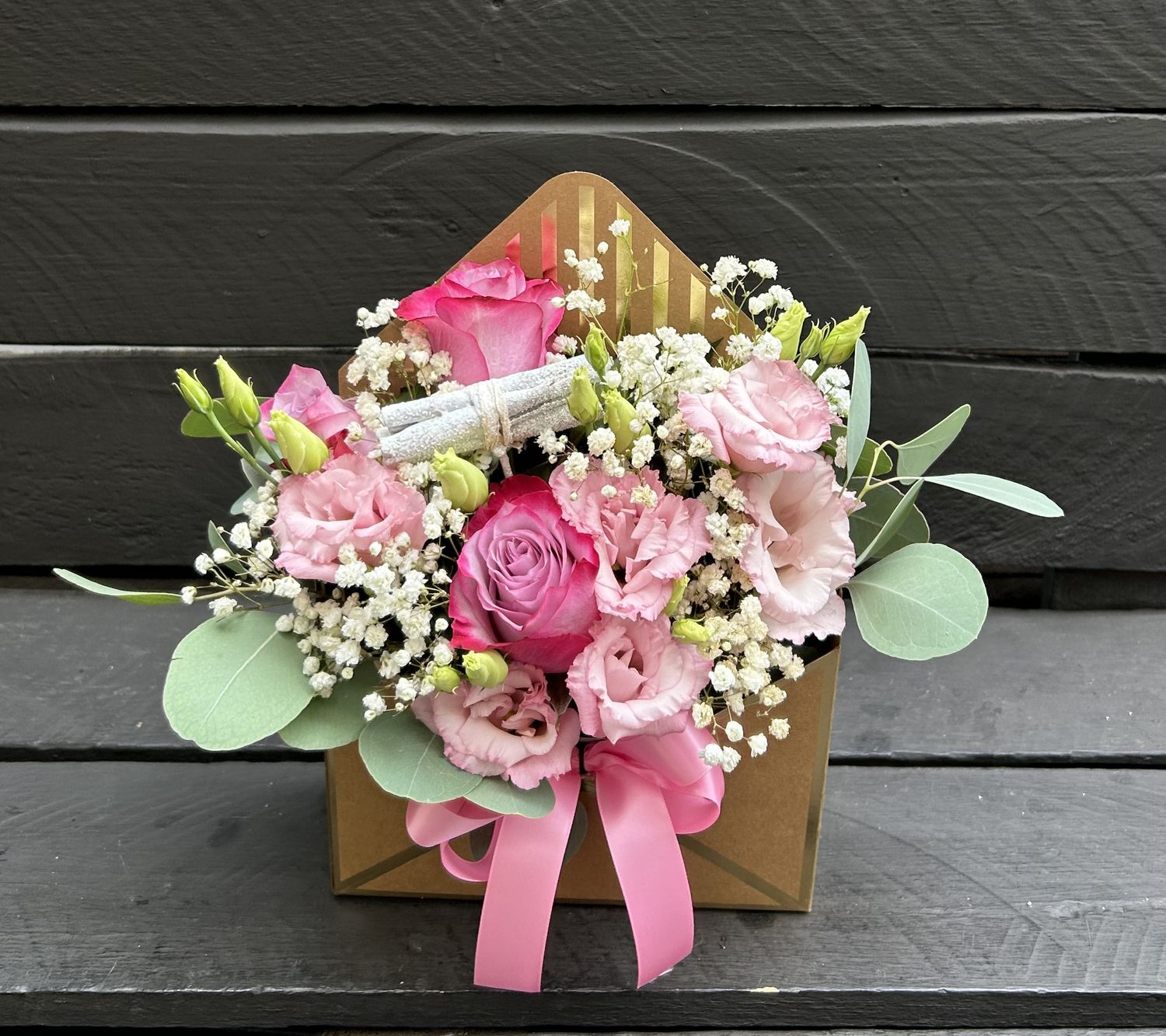M14 - Mixed Flowers in a letter box