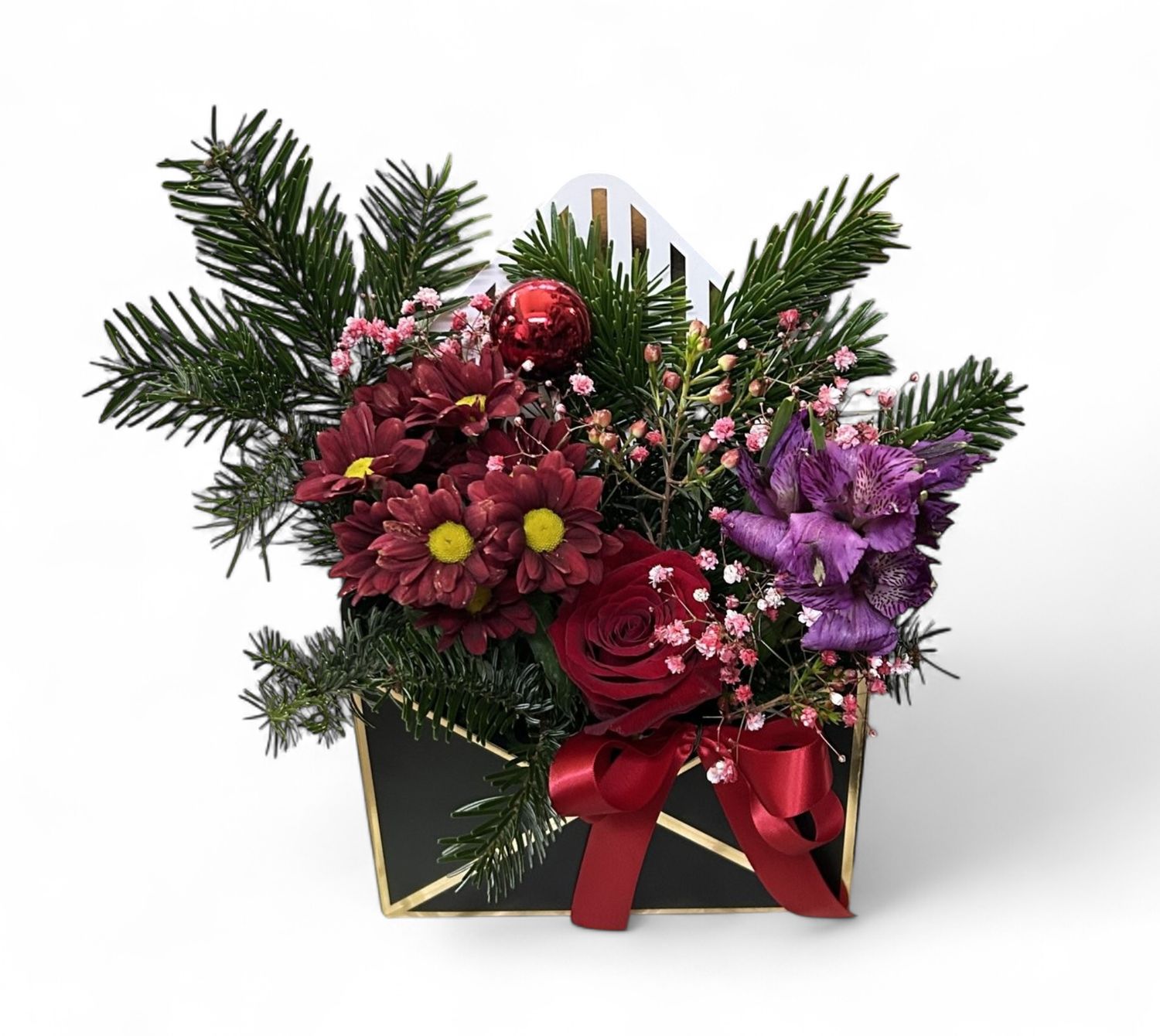 M04 - Mixed Flowers in a letter box