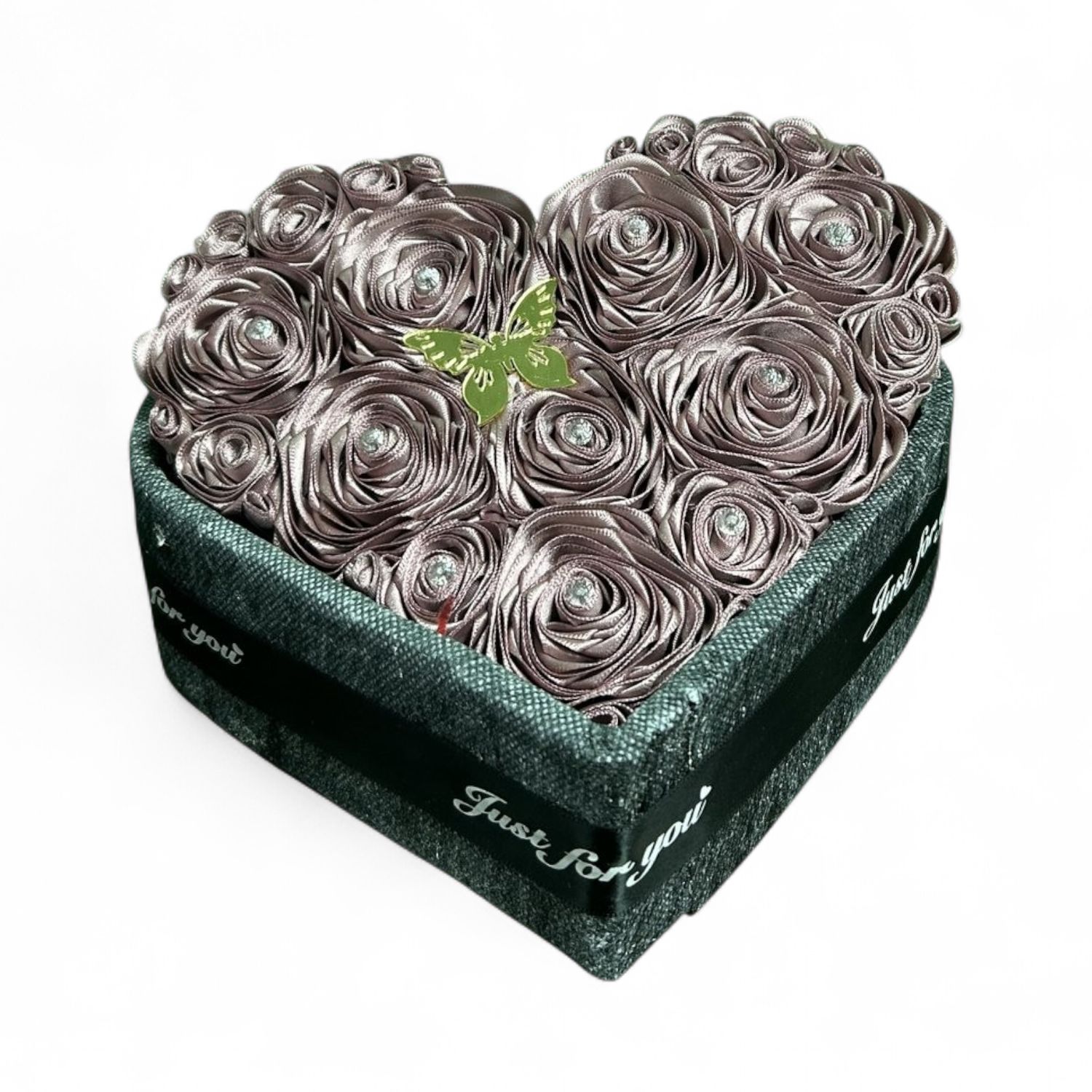 Purple Handmade Heart (20x17cm)