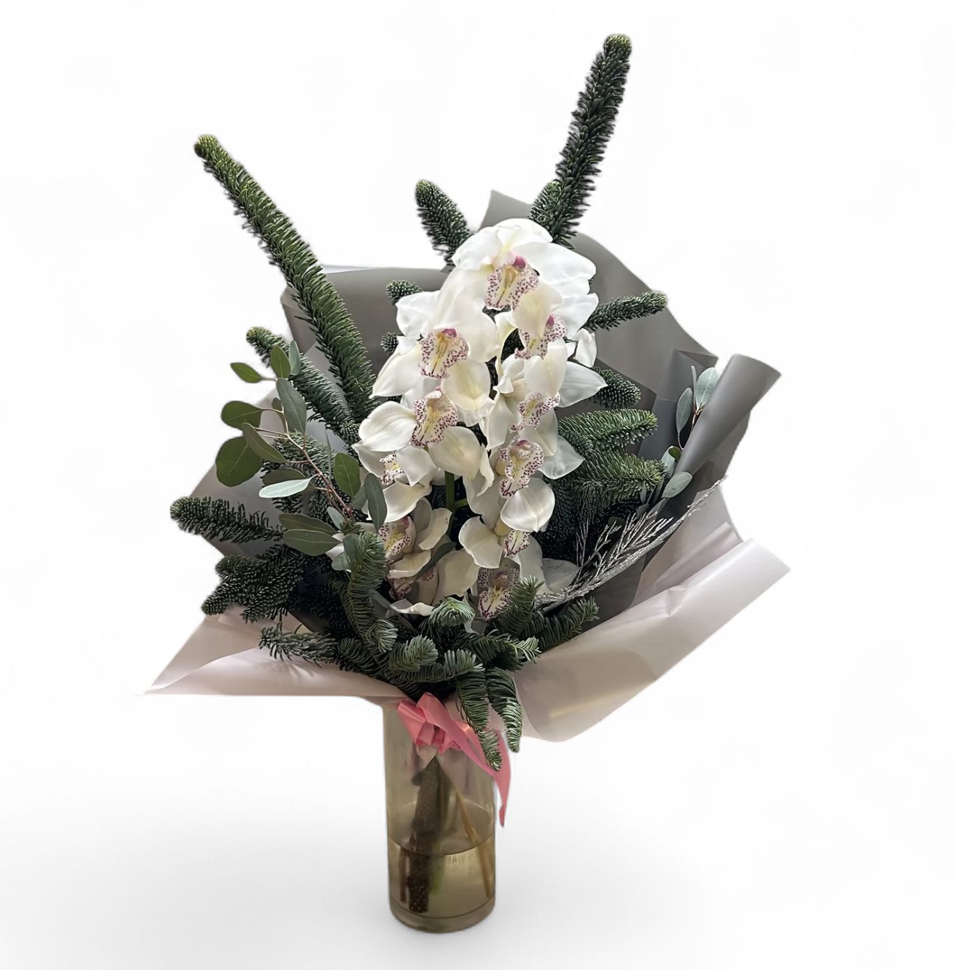 B06 - Christmas Bouquet with orchid