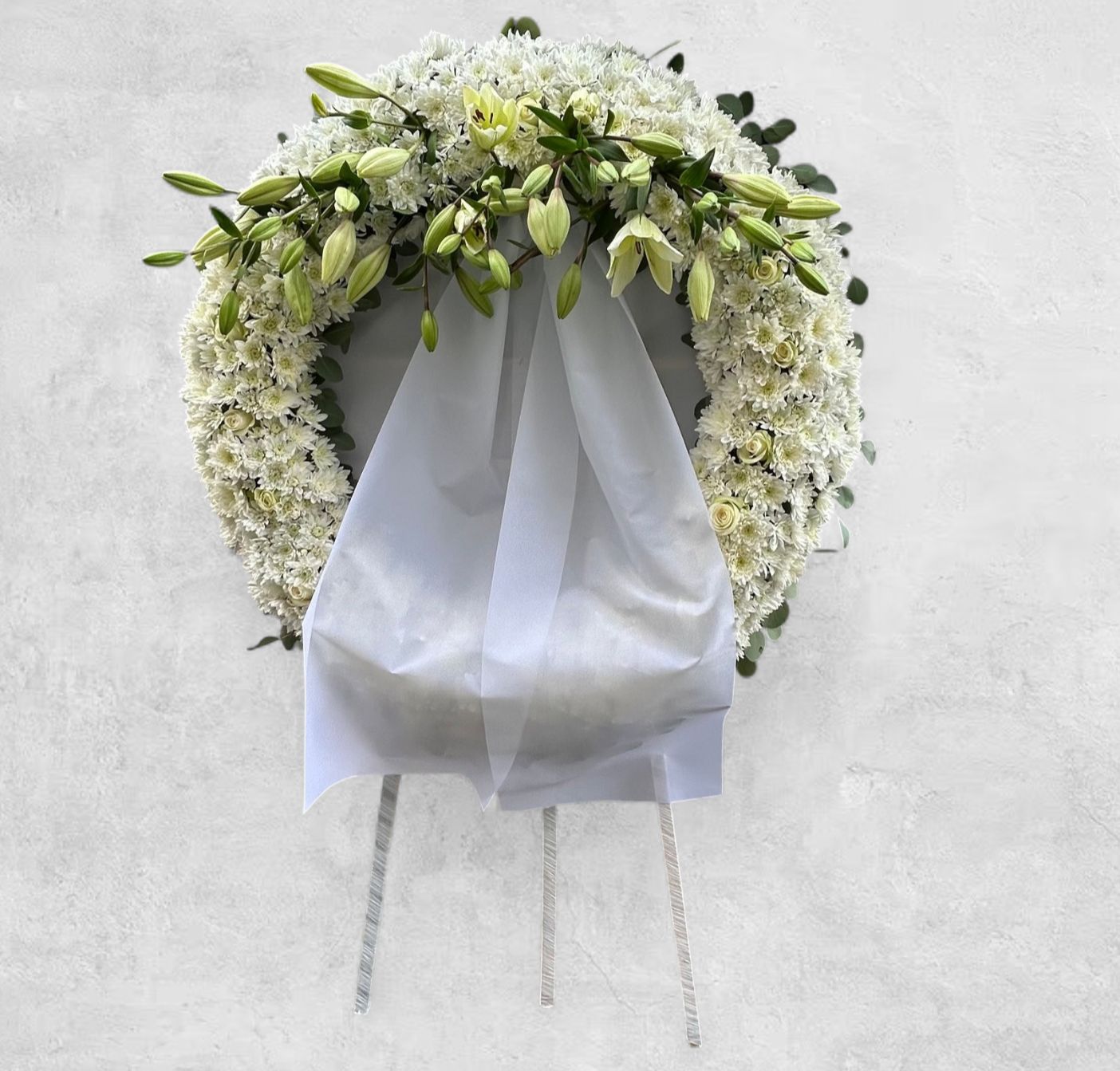 Standing Funeral Wreath