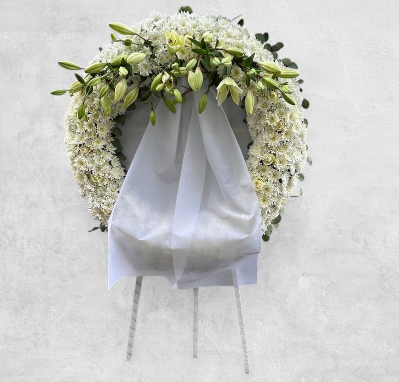 Standing Funeral Wreath