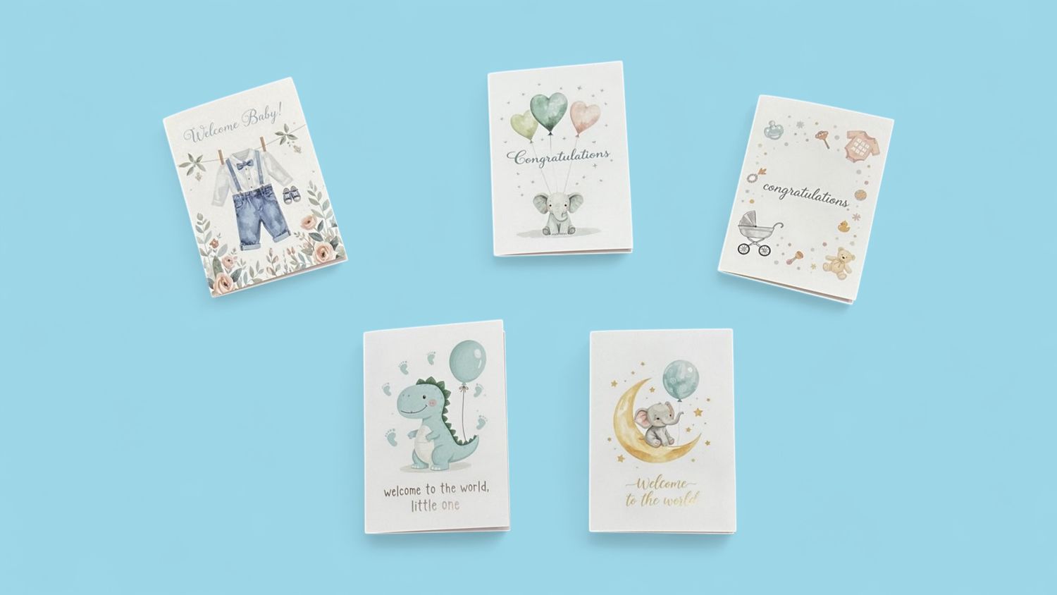 Newborn Boy Card (9x12.5cm)