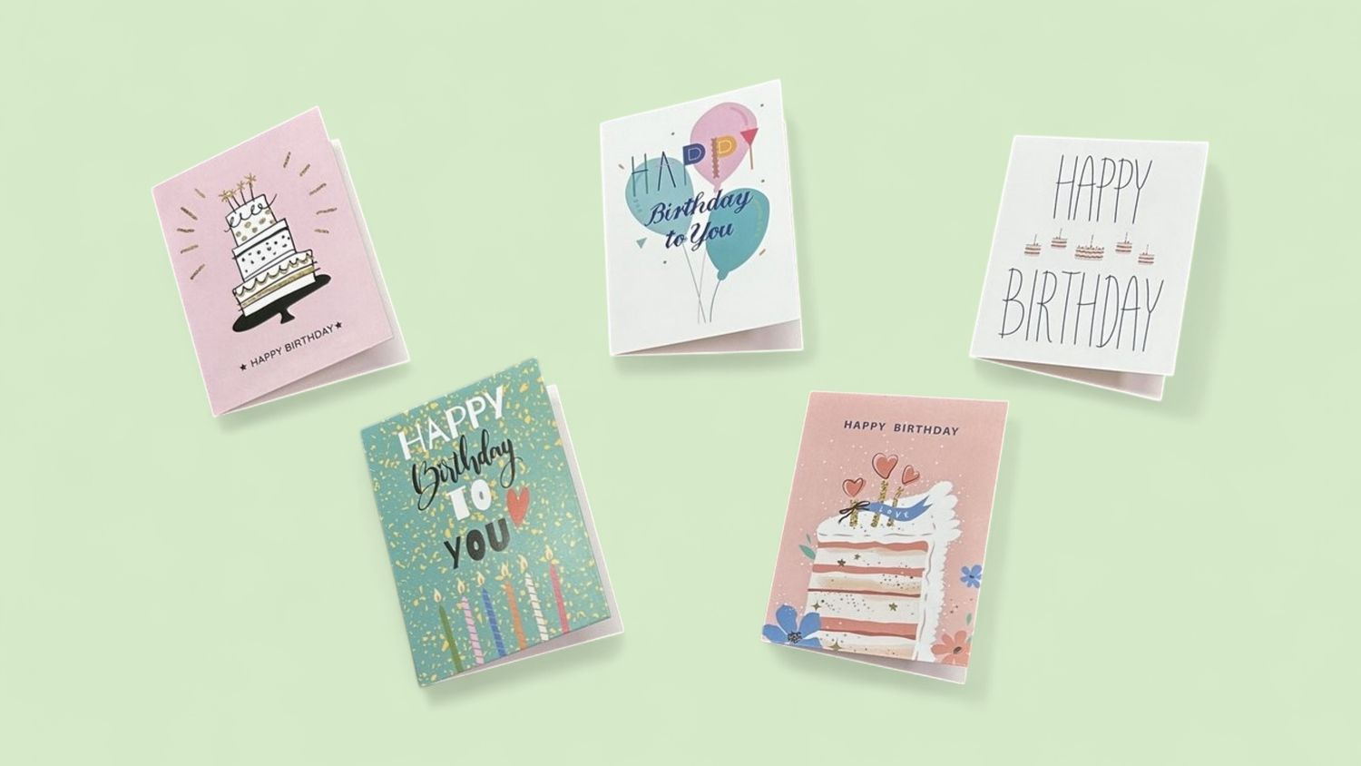 Small Happy Birthday Card (7,5x10cm)