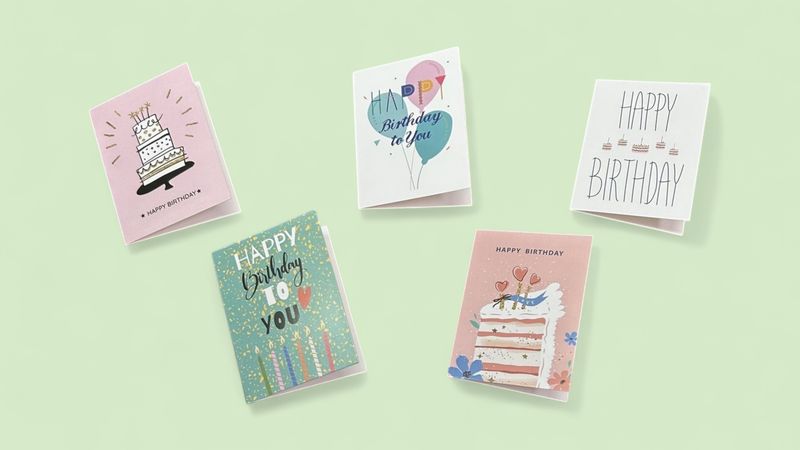 Small Happy Birthday Card (7,5x10cm)