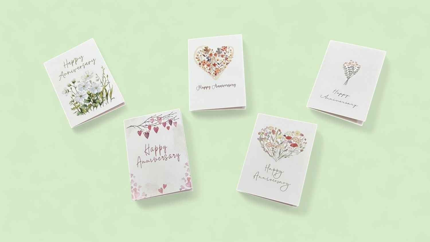 Happy Anniversary Card (9x12.5cm)