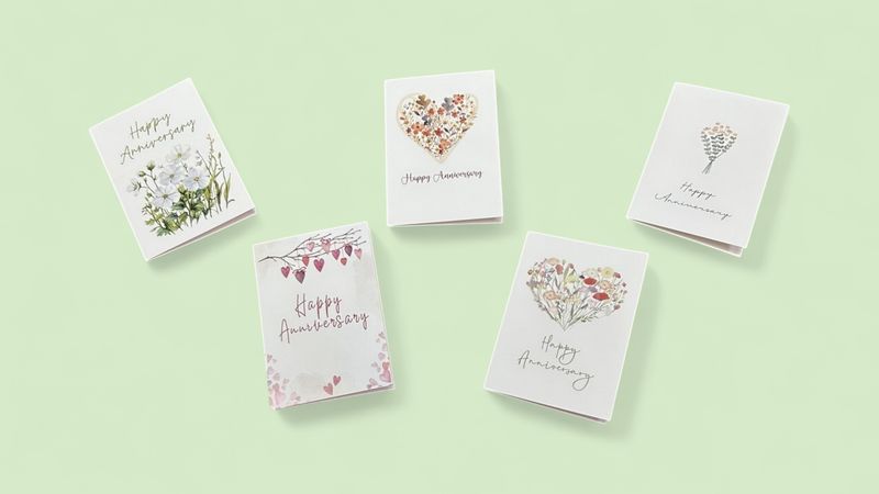 Happy Anniversary Card (9x12.5cm)