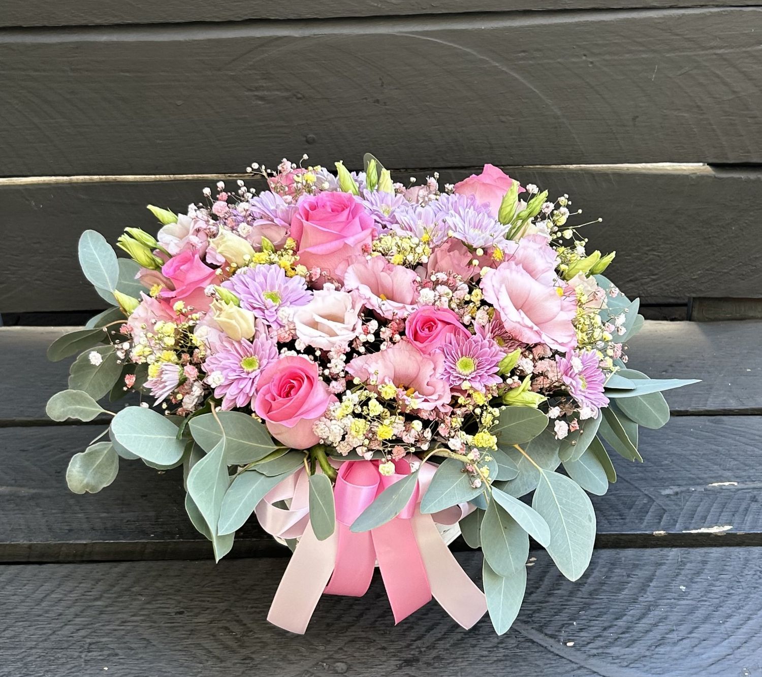 M03 - Mixed Flowers in a basket