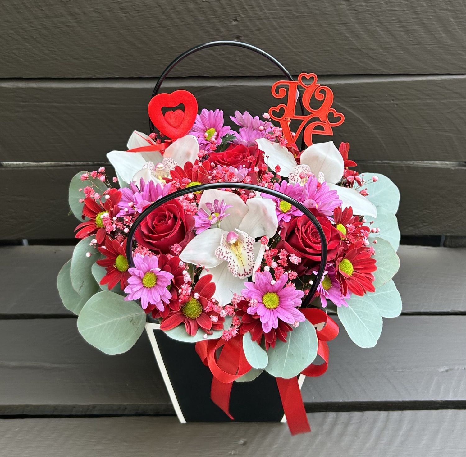 B2623 - Mixed Flowers in a bag