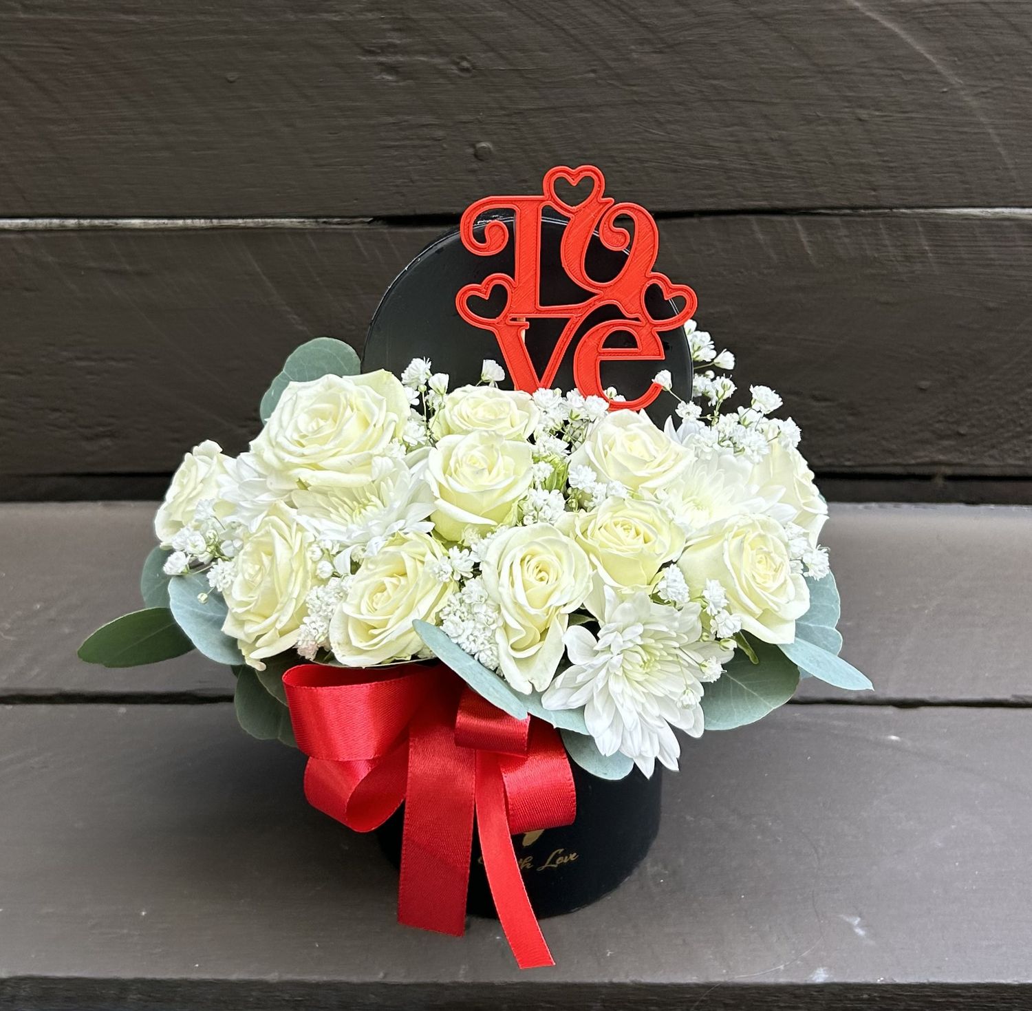 B2606 - Mixed Flowers in a small box