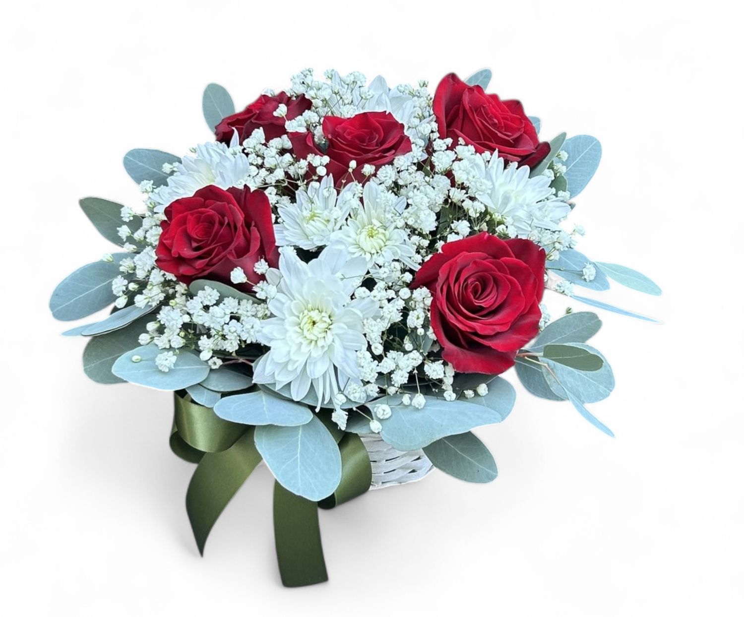 M01 - Mixed Flowers in a basket