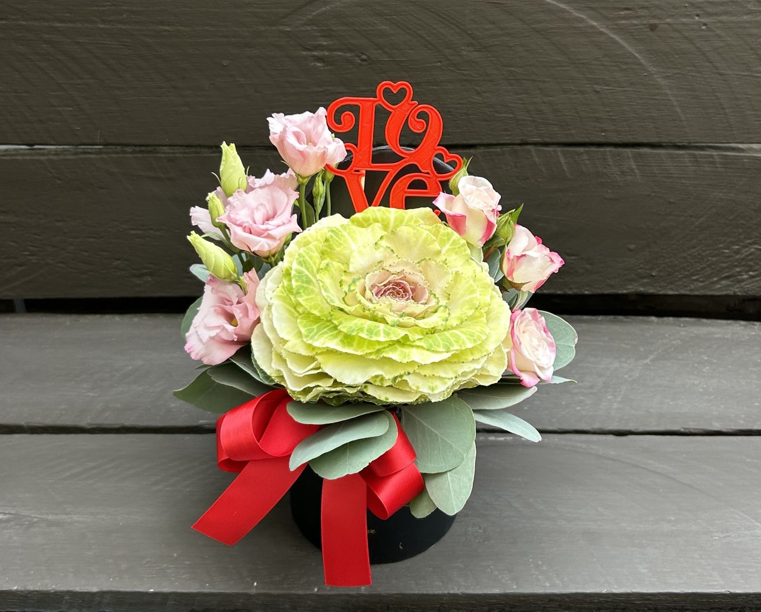 B2628 - Mixed Flowers in a small box