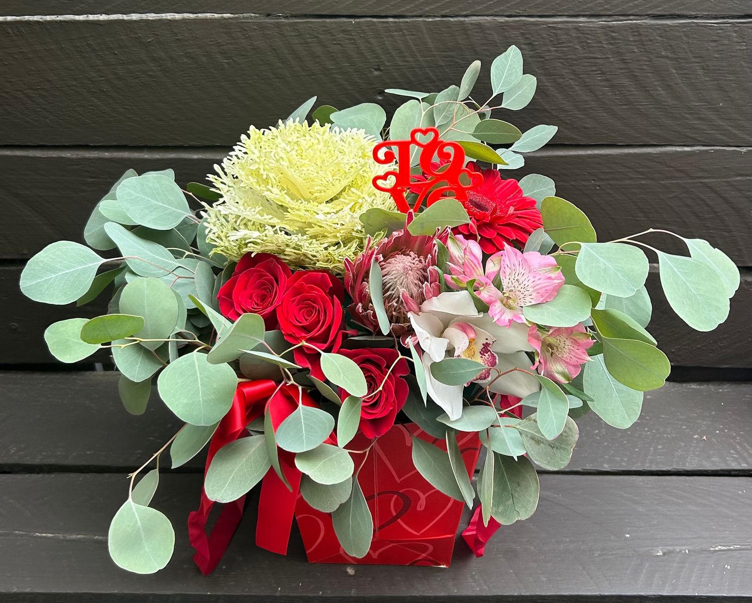 B2605 - Mixed Flowers in a bag