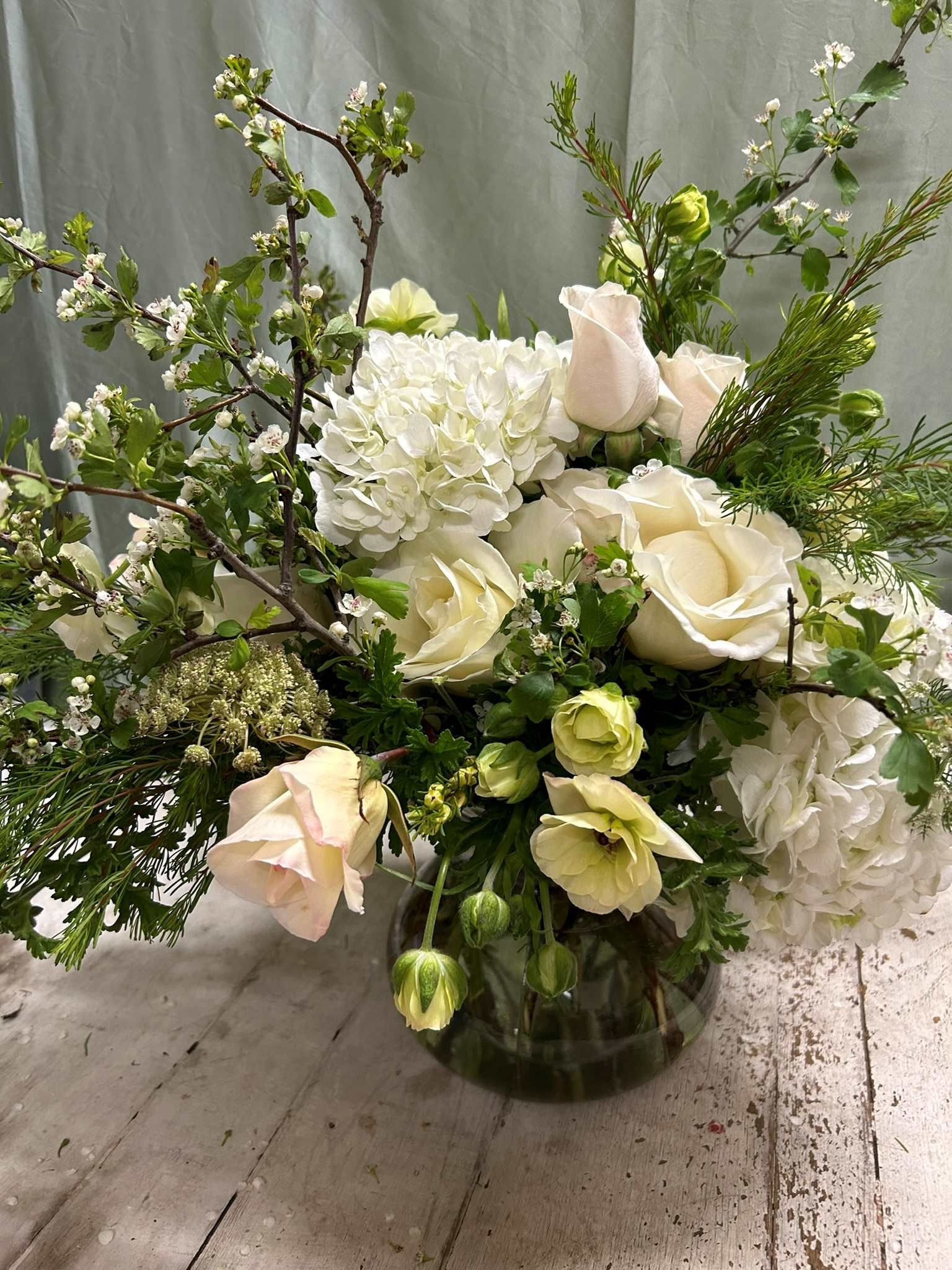 Funeral Casket Piece White (Small)