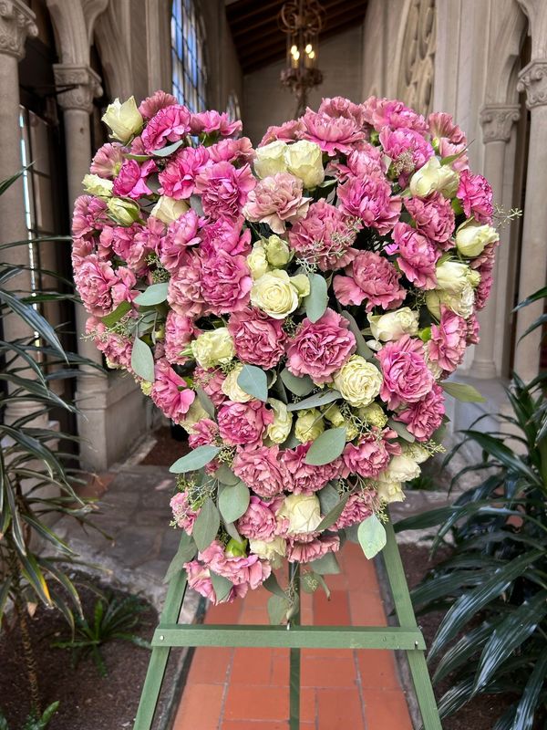 Funeral Standing Heart