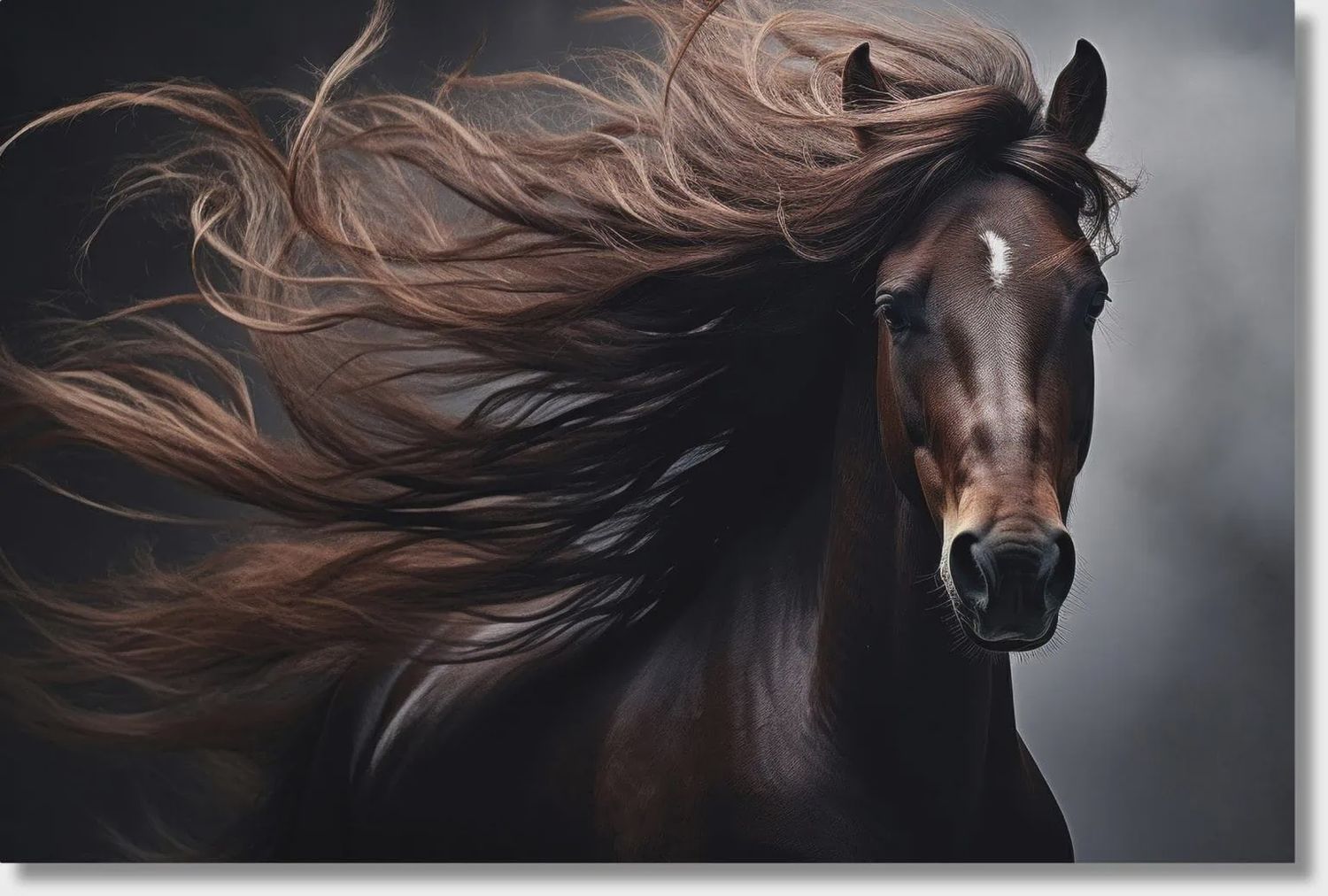 Dynamic Horse Portrait