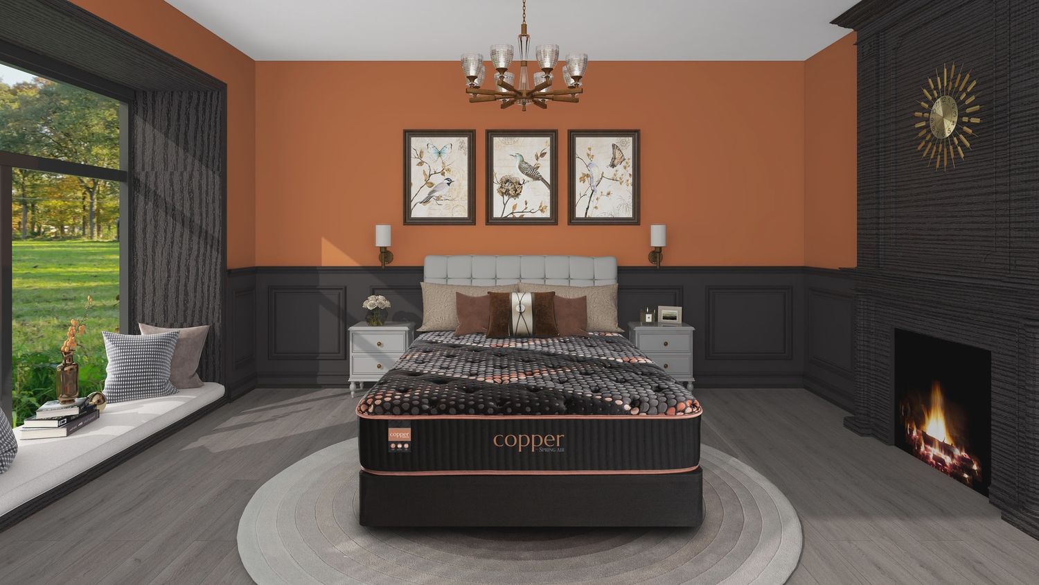Copper Quilted Firm Hybrid