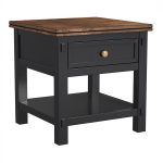 Stormy Ridge End Table, color: Chickory Black