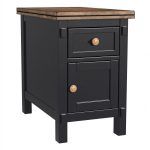 Stormy Ridge Chairside Table, color: Chickory Black