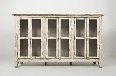 Rustic Shores 6 Door High Cabinet
