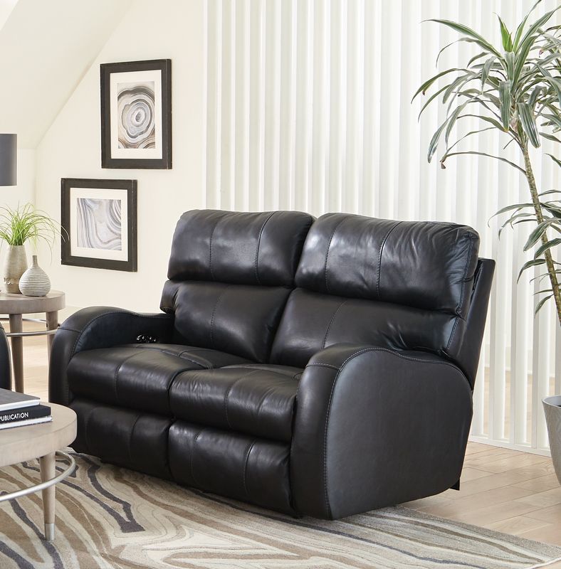 Angelo Power Reclining Loveseat w/ Headrest