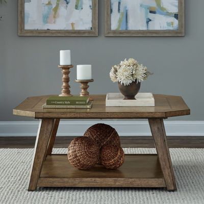Carolina Park Octagonal Cocktail Table