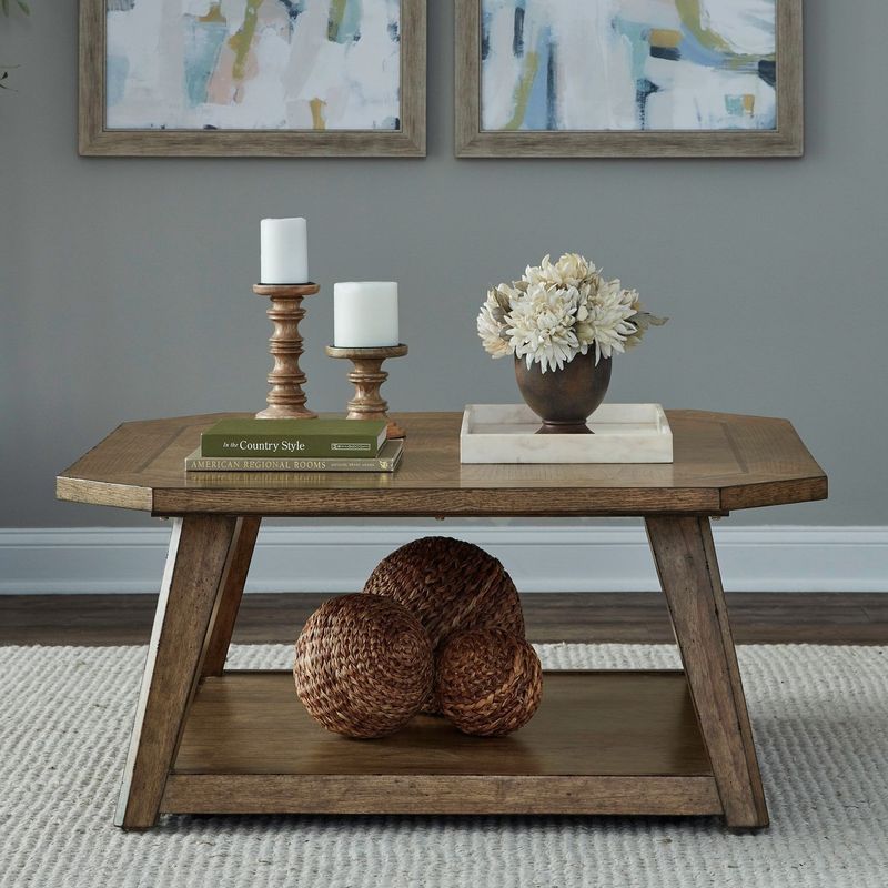 Carolina Park Octagonal Cocktail Table