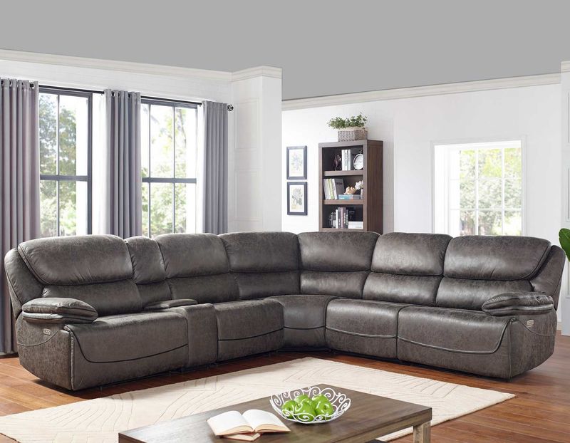 Plaza 6pc Power Reclining Sectional