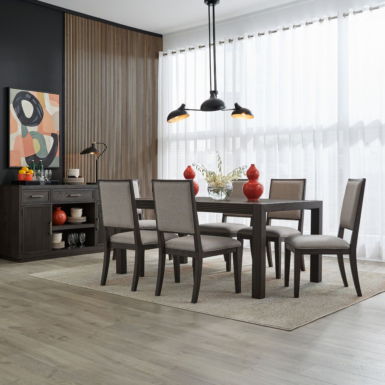 Modern Edge 7pc Rectangular Dining Set