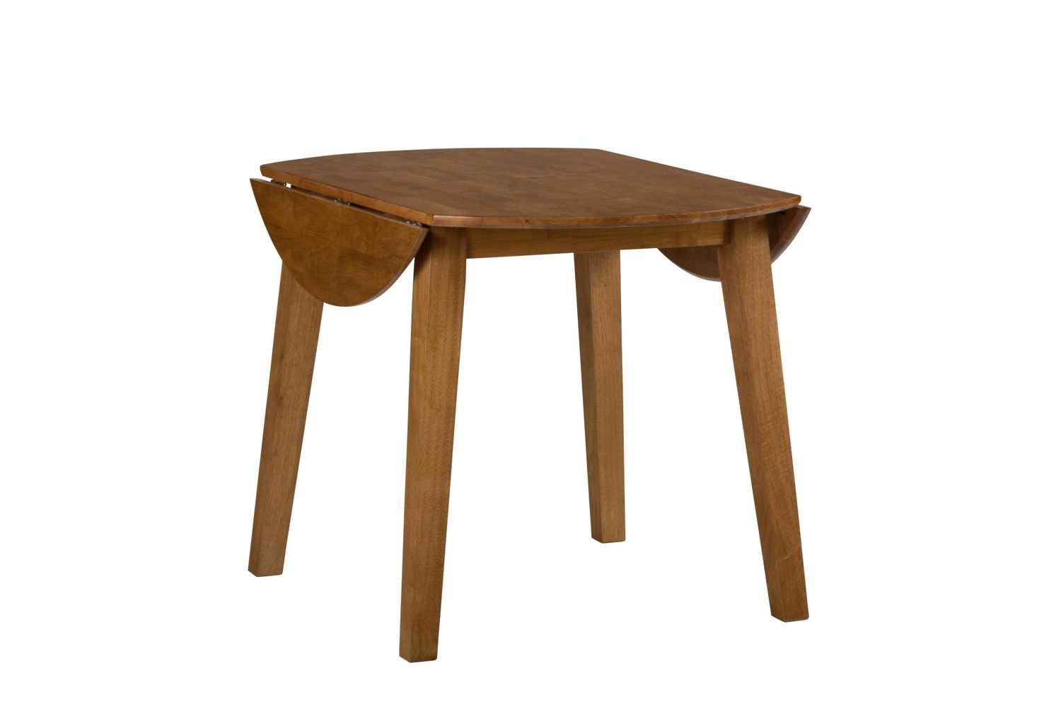 Simplicity Round Dropleaf Table, color: Honey