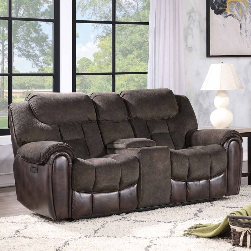 Apollo Dual Power Console Loveseat
