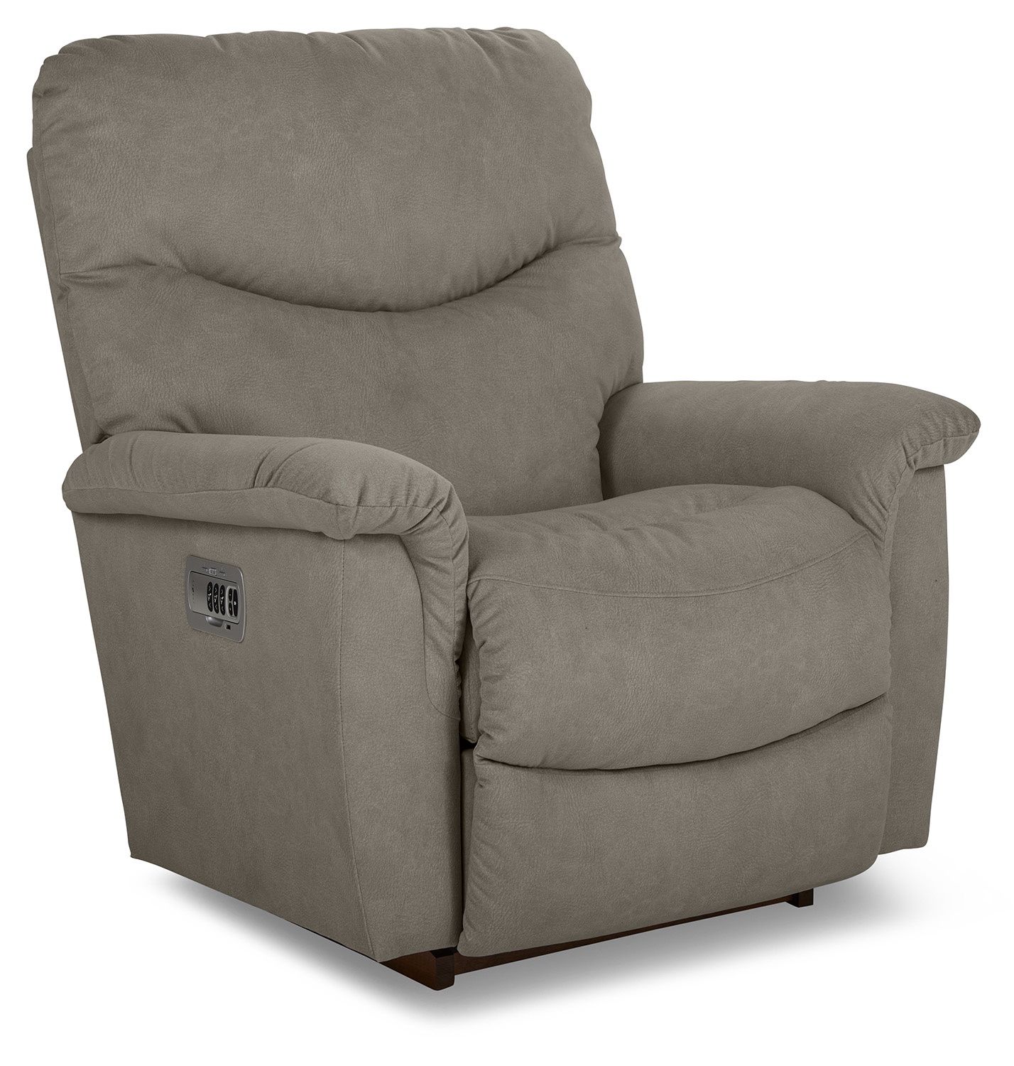 James Power Rocking Recliner w/ Headrest &amp; Lumbar, color: Lead-D2066-59