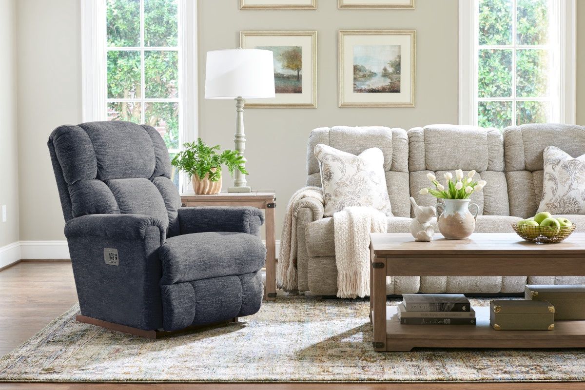 Pinnacle Power Rocking Recliner w/ Headrest