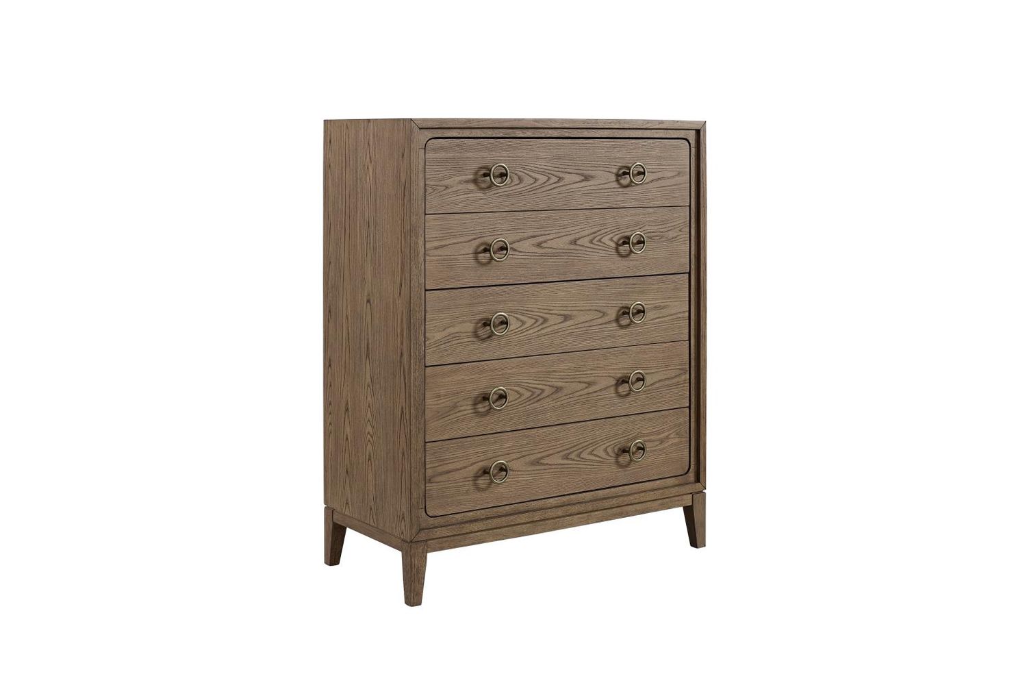 Elure 5 Drawer Chest, color: Latte