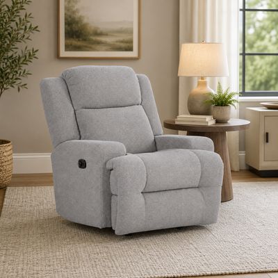 O'Neil Power Tilt Headrest Rocker Recliner