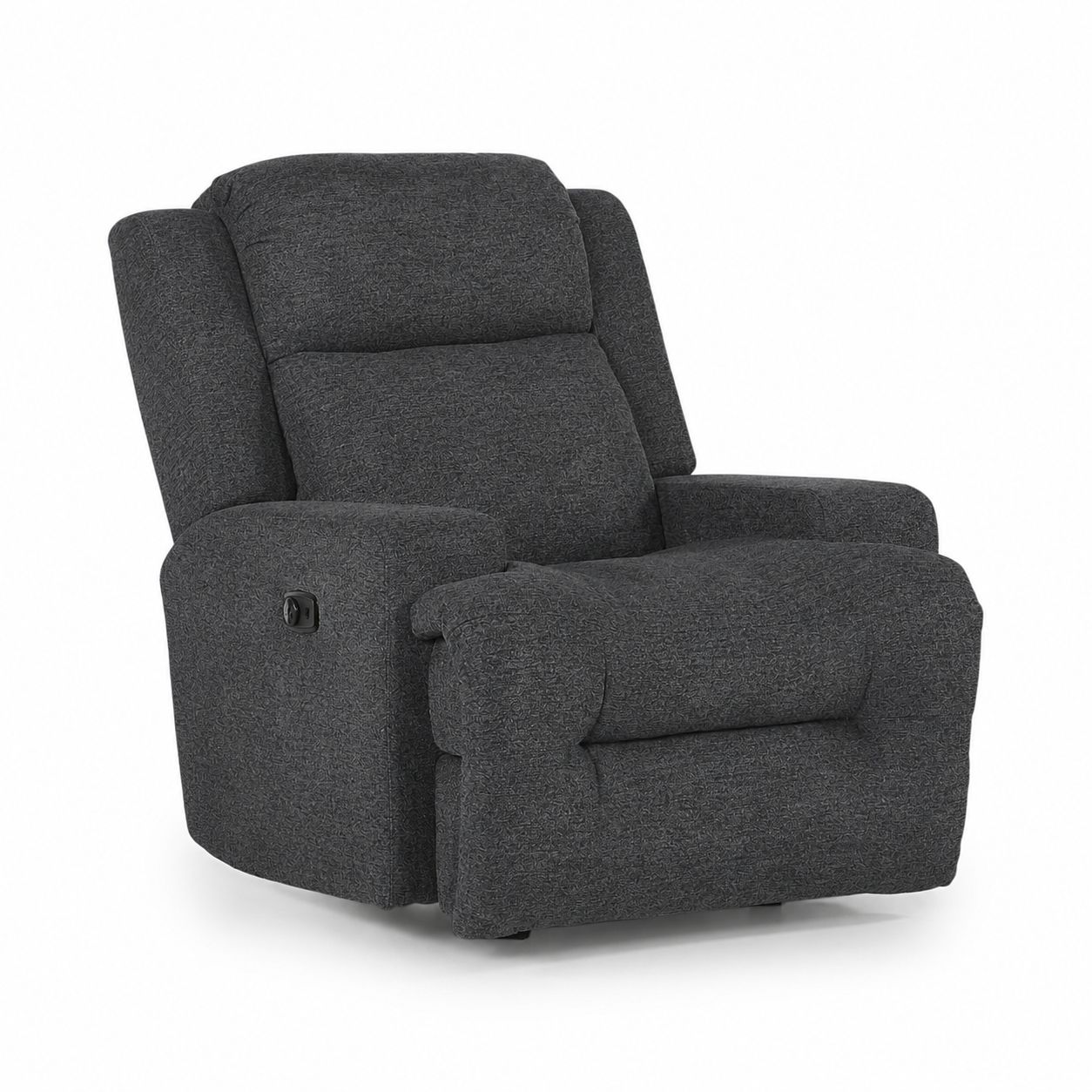 O'Neil Power Tilt Headrest Rocker Recliner, color: Charcoal-20633C