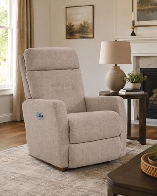 Lennon Power Rocking Recliner w/ Headrest &amp; Lumbar