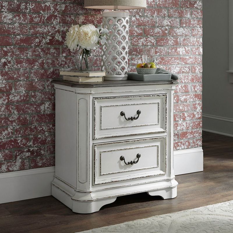 Magnolia Manor 2 Drawer Nightstand