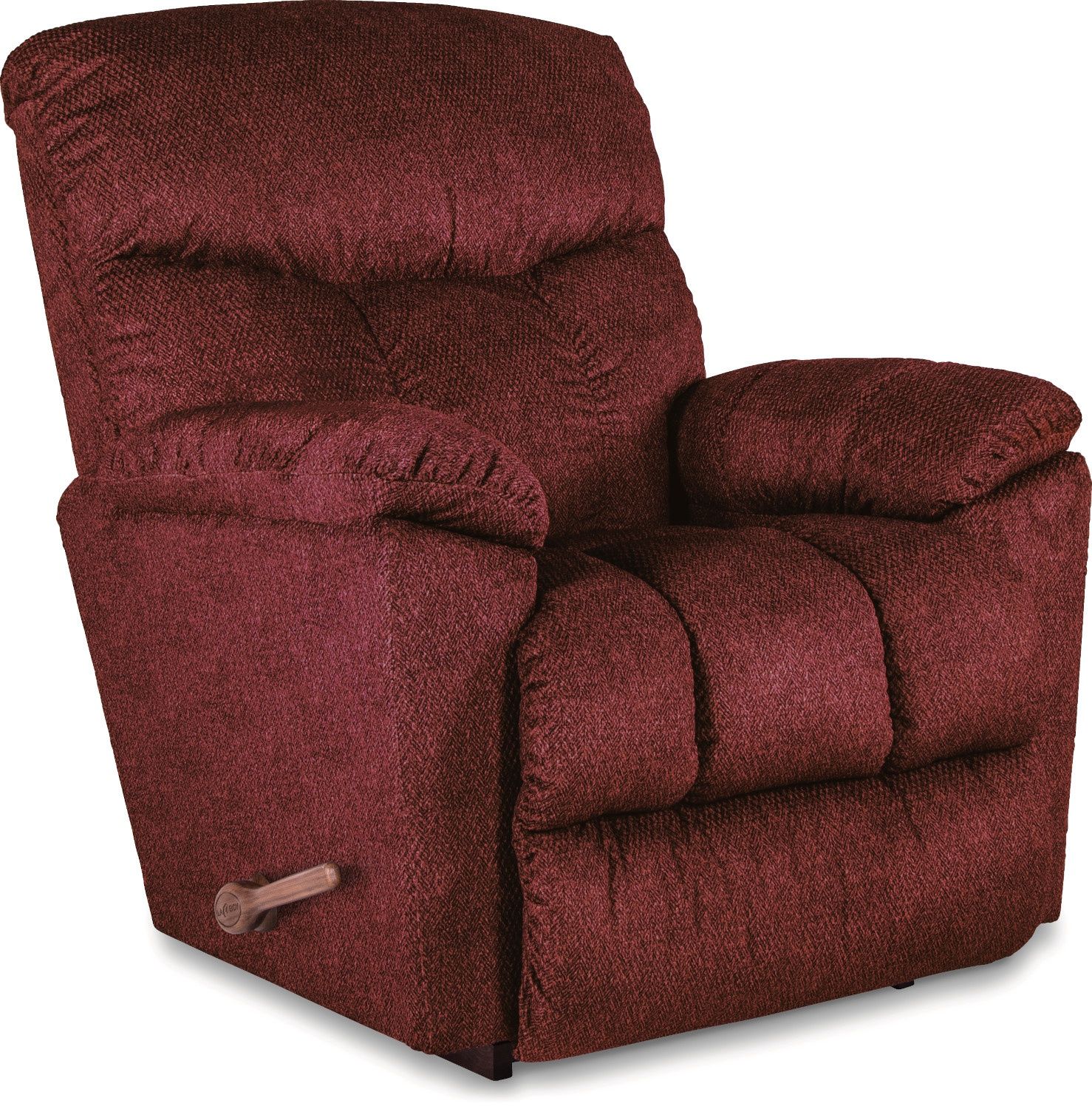 Morrison Rocking Recliner, color: Burgundy-B1538-08
