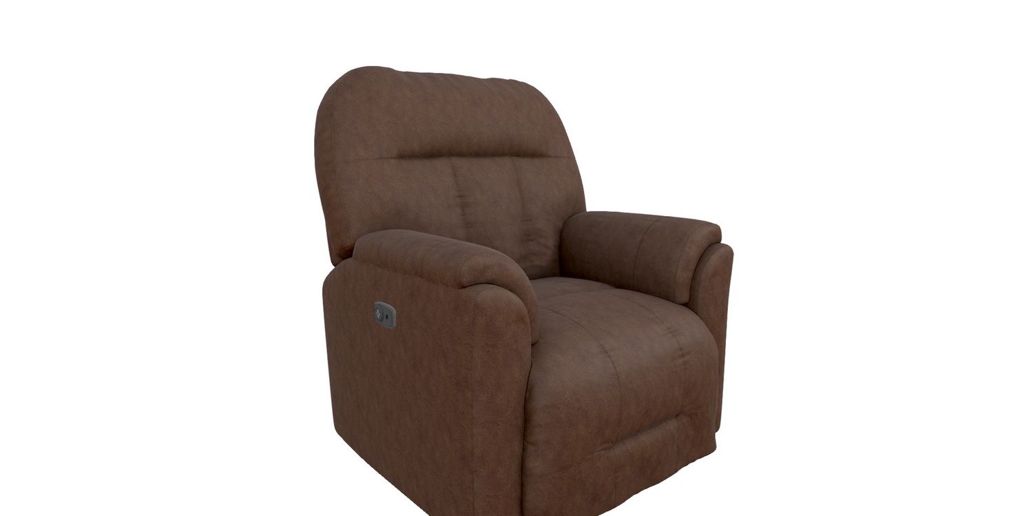 Suitably Power Rocker Recliner w/ Headrest, color: Nutmeg-53246A-L