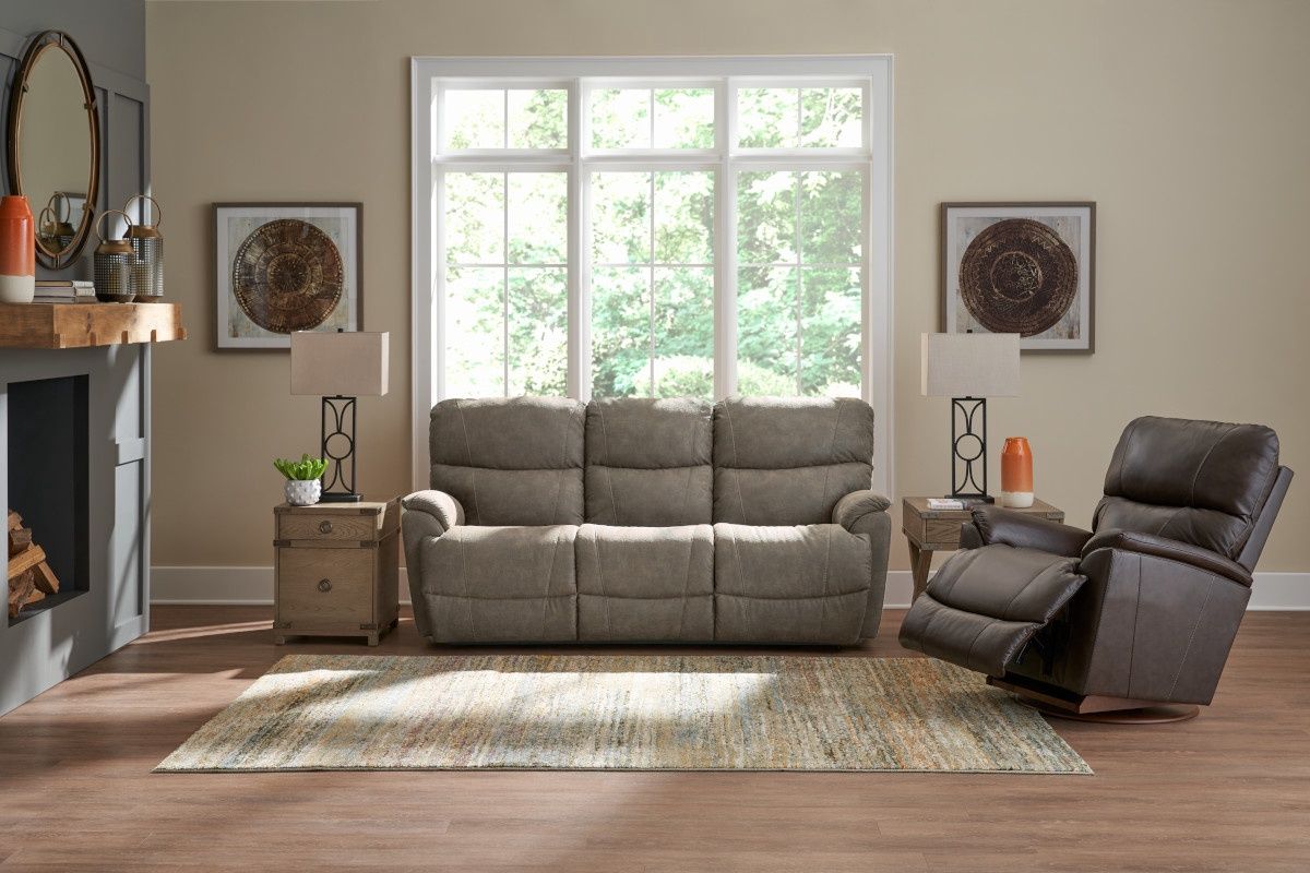 Trouper Power Reclining Sofa w/ Headrest