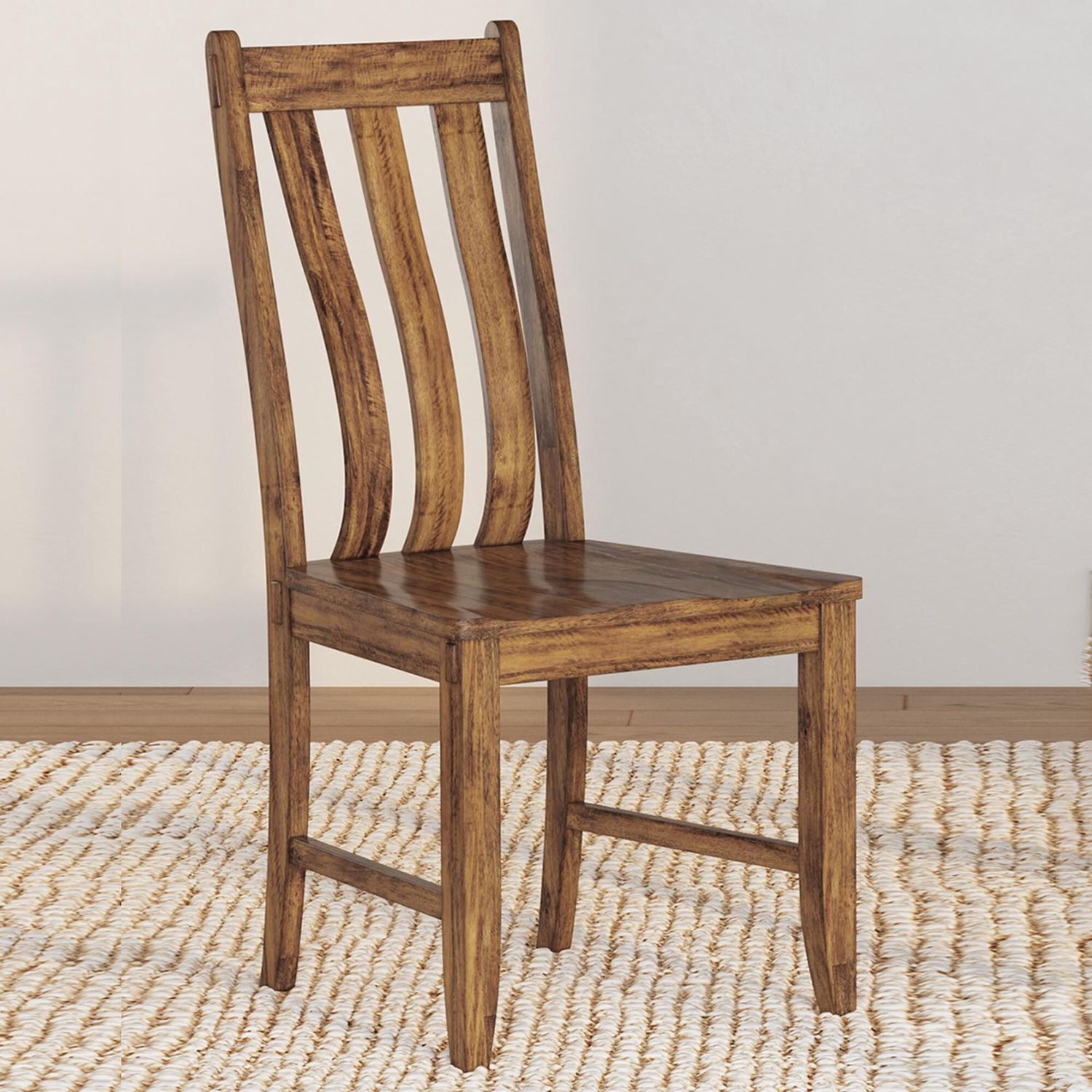 Silverdale Slatback Chair w/ Wood Seat