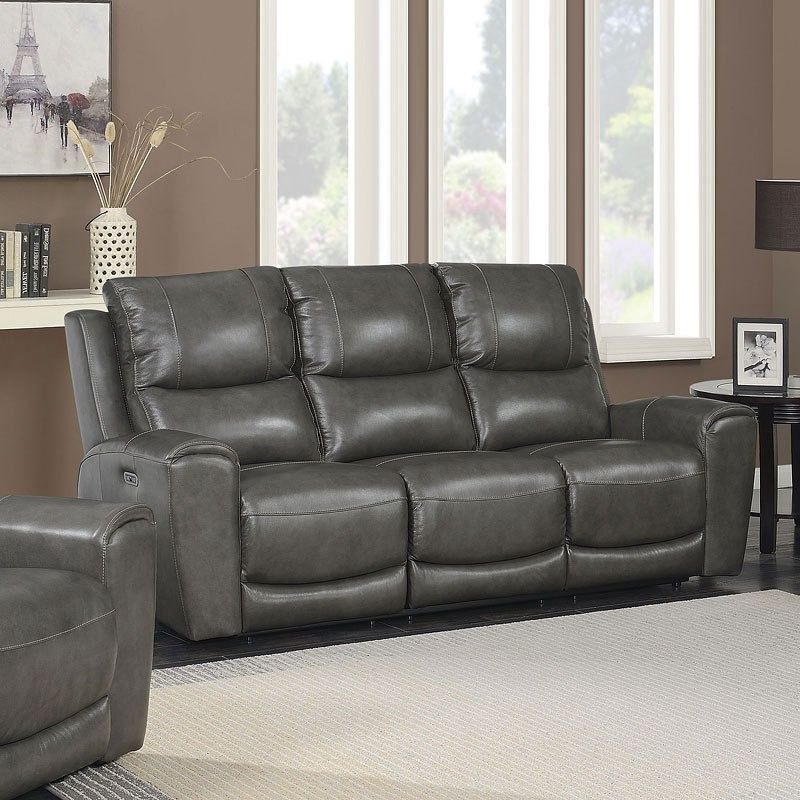 Laurel DualPower Reclining Sofa, color: Grey