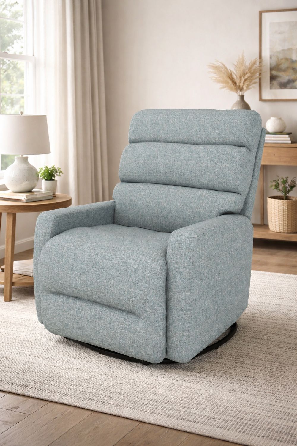 Kristisha Swivel Glider Recliner, color: Spruce-19512