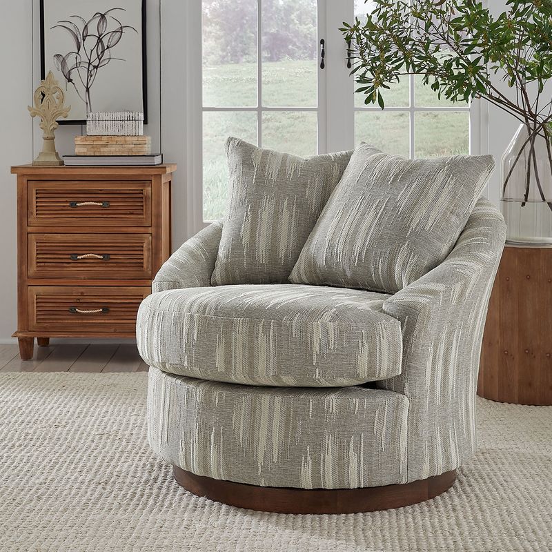 Alanna Swivel Barrel Chair