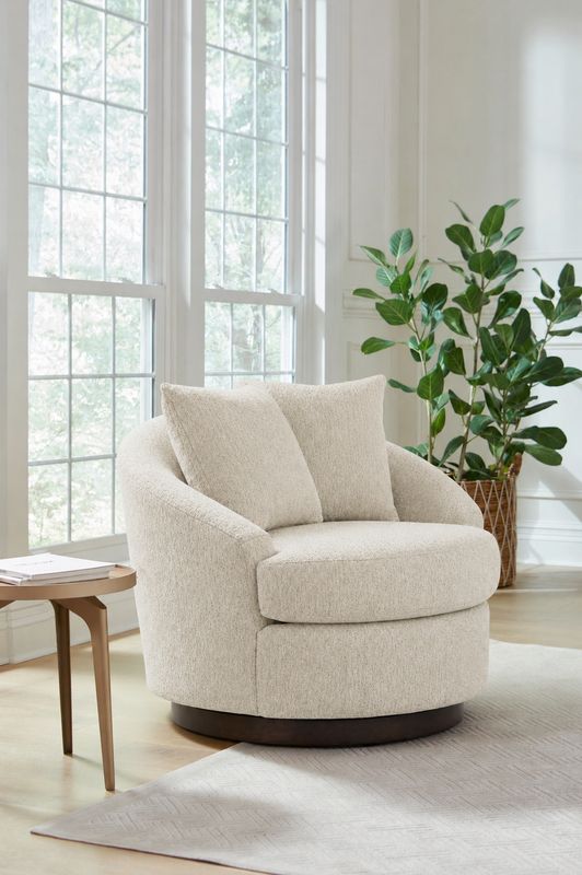 Alanna Swivel Barrel Chair