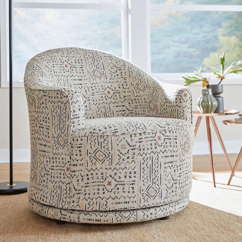 April Swivel Barrel Chair